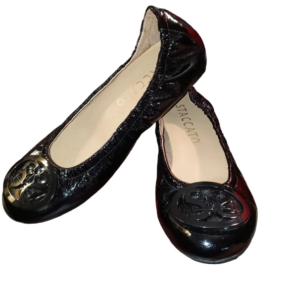 Staccato Shoes Staccato Patent Leather Flats Size 23 Us Size